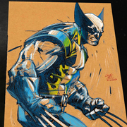 Wolverine X-Men Art Print Signed 8.5x11 | Art by Keyeske