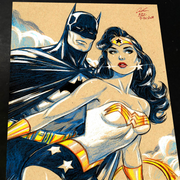 Batman - Marvel art print by Keyeske