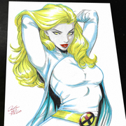 Emma Frost X-Men art print by Keyeske