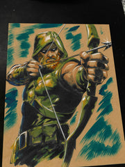 Green Arrow - Marvel art print by Keyeske