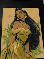 Pocahontas - Marvel art print by Keyeske