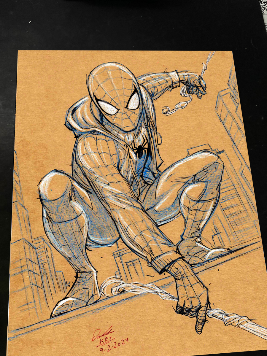 Spider-Man - Marvel art print by Keyeske