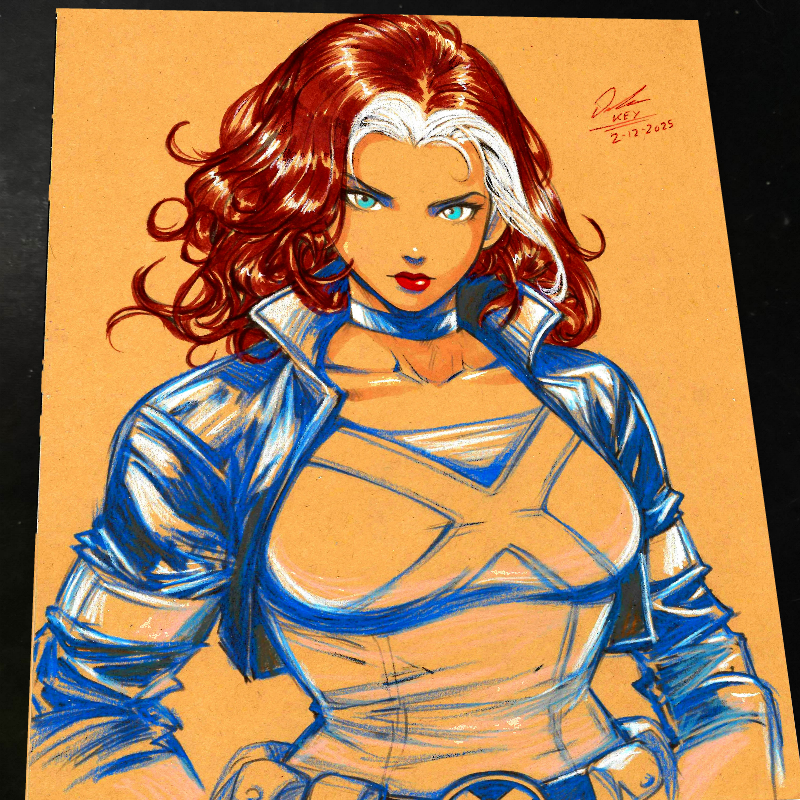 Rogue X-Men art print by Keyeske