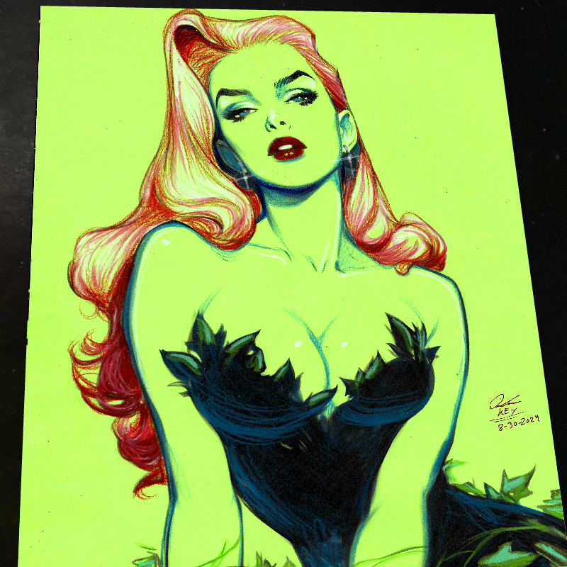 Poison Ivy - Marvel art print by Keyeske