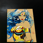 Wonder Woman art print by Keyeske