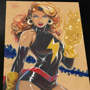 Ms. Marvel Art Print Signed 8.5x11 | Art by Keyeske