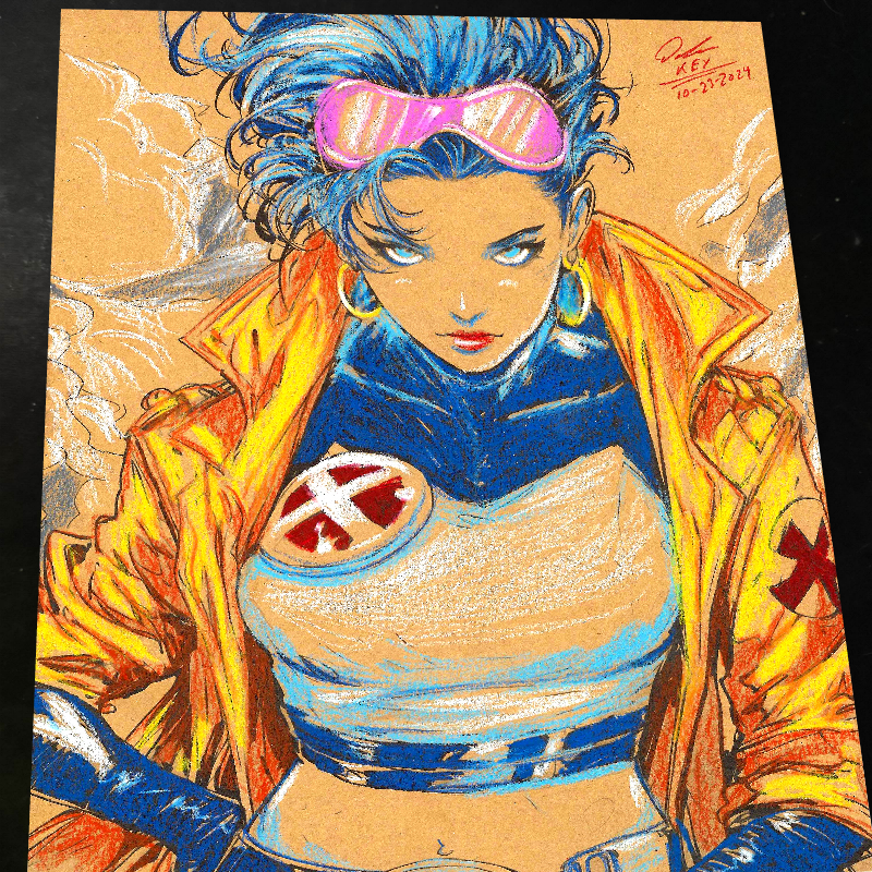Jubilee X-Men art print by Keyeske