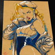 Cammy Street Fighter art print by Keyeske