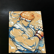 Ryu Street Fighter - Marvel art print by Keyeske
