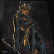Catwoman - Marvel art print by Keyeske