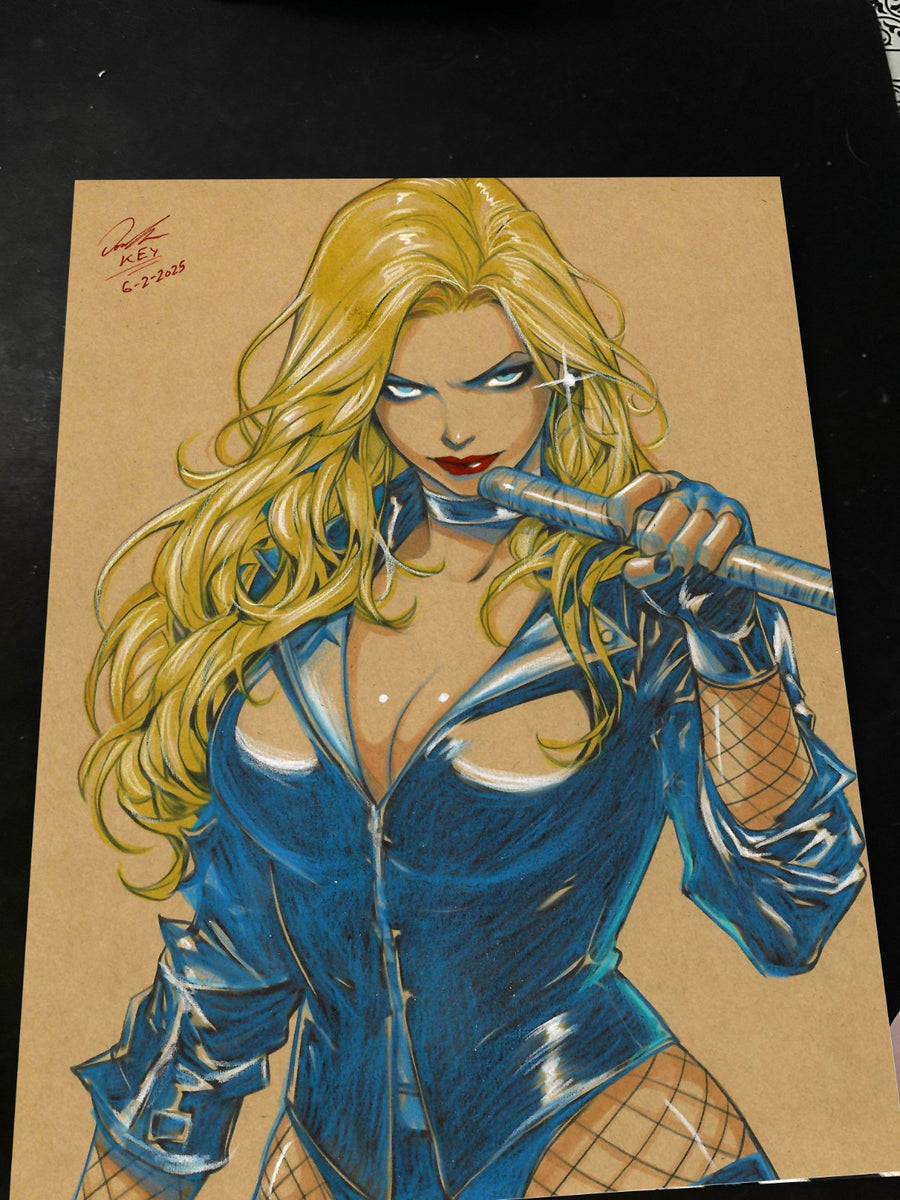 Black Canary art print by Keyeske