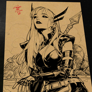 Magik X-Men Art Print Signed 8.5x11 | Art by Keyeske