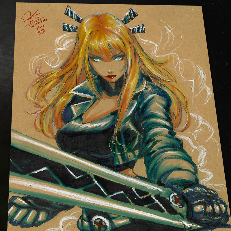Magik X-Men Art Print Signed 8.5x11 | Art by Keyeske