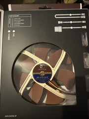 NF A14 ULN Ultra Quiet Silent Fan 3 Pin 140Mm Brown art print by Keyeske