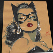 Catwoman - Marvel art print by Keyeske