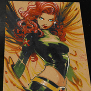 Jean Grey - X-Men art print by Keyeske