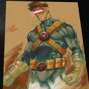Cyclops X-Men art print by Keyeske