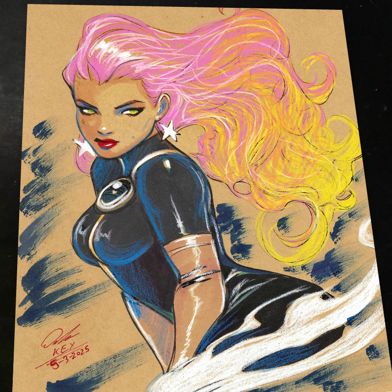 Starfire Art Print Signed 8.5x11 | Art by Keyeske