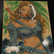 Rogue X-Men Art Print Signed 8.5x11 | Art by Keyeske