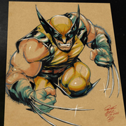 Wolverine X-Men Art Print Signed 8.5x11 | Art by Keyeske