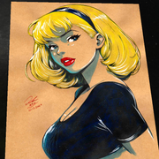 Gwen Stacy Art Print Signed 8.5x11 | Art by Keyeske