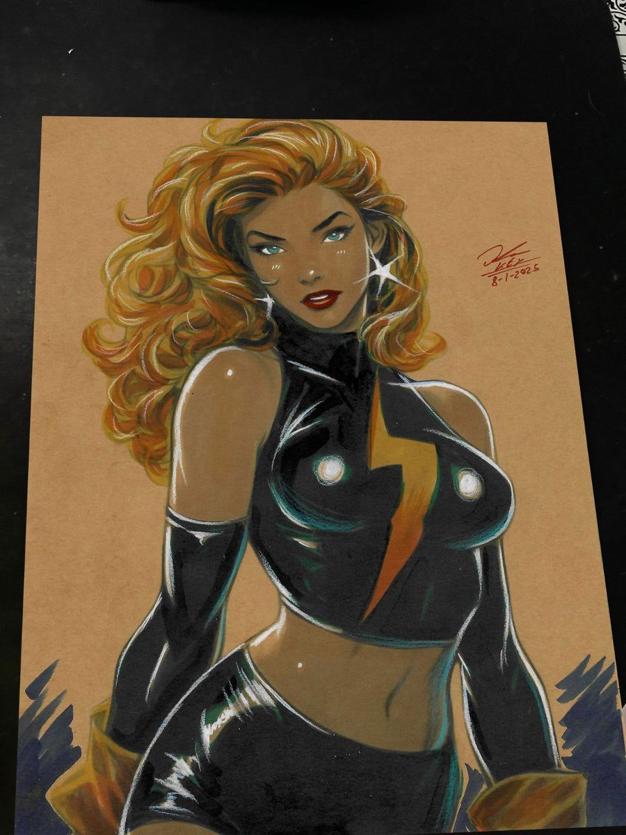Ms. Marvel Art Print Signed 8.5x11 | Art by Keyeske