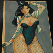 Zatanna Art Print Signed 8.5x11 | Art by Keyeske