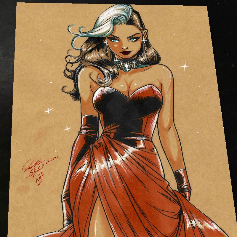 Rogue X-Men Art Print Signed 8.5x11 | Art by Keyeske