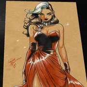 Rogue X-Men Art Print Signed 8.5x11 | Art by Keyeske