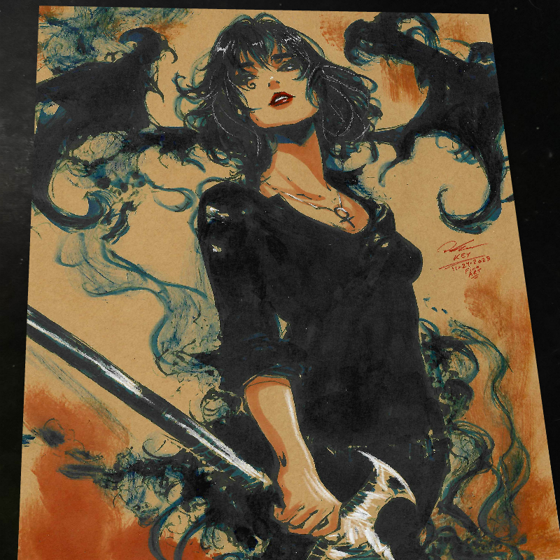 Death of the Endless - Marvel art print by Keyeske
