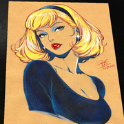 Gwen Stacy Art Print Signed 8.5x11 | Art by Keyeske