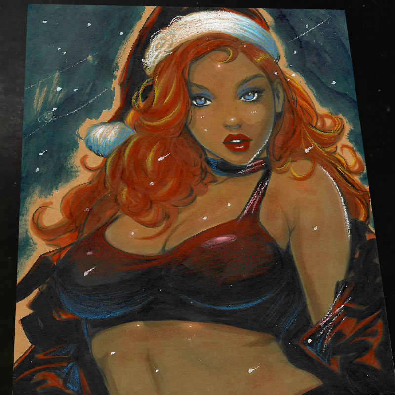 Mary Jane Watson Art Print Signed 8.5x11 | Art by Keyeske