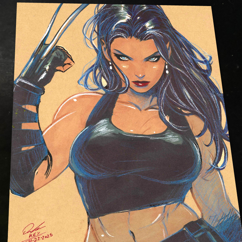 X-23 X-Men Art Print Signed 8.5x11 | Art by Keyeske