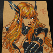 Magik X-Men Art Print Signed 8.5x11 | Art by Keyeske