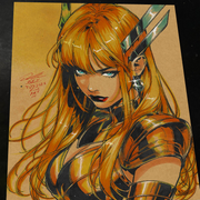 Magik X-Men Art Print Signed 8.5x11 | Art by Keyeske