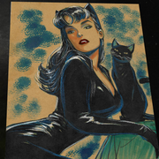 Catwoman - Marvel art print by Keyeske