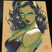She Hulk - Marvel art print by Keyeske