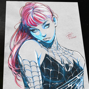 Mary Jane Watson - Marvel art print by Keyeske