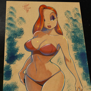 Jessica Rabbit art print by Keyeske