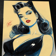 Catwoman - Marvel art print by Keyeske