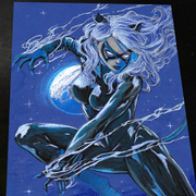 Black Cat - Marvel art print by Keyeske
