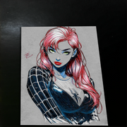 Mary Jane Watson - Marvel art print by Keyeske