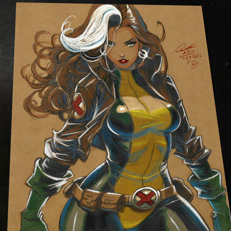 Rogue X-Men art print by Keyeske