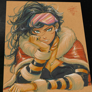 Jubilee X-Men art print by Keyeske
