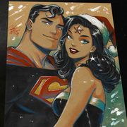 Superman Art Print Signed 8.5x11 | Art by Keyeske