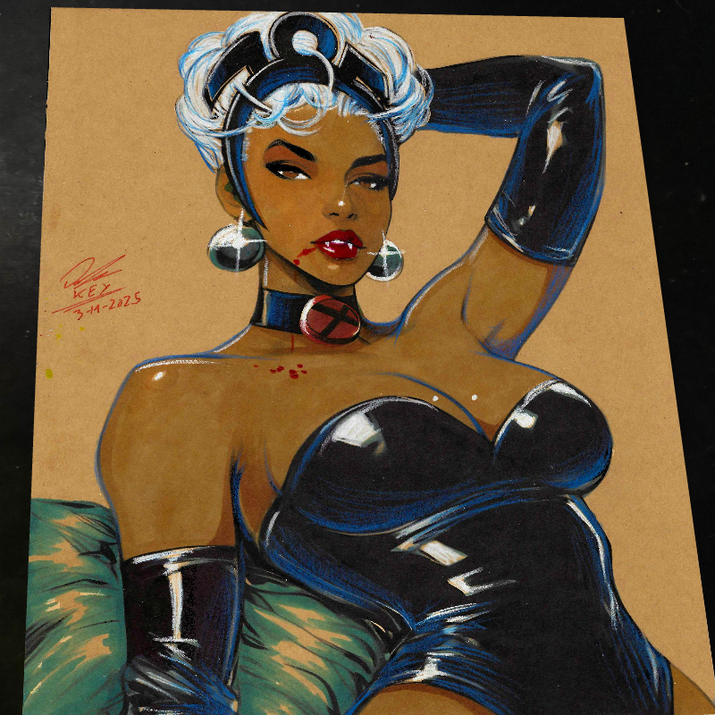 Storm X-Men art print by Keyeske