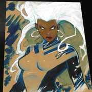 Storm X-Men Art Print Signed 8.5x11 | Art by Keyeske