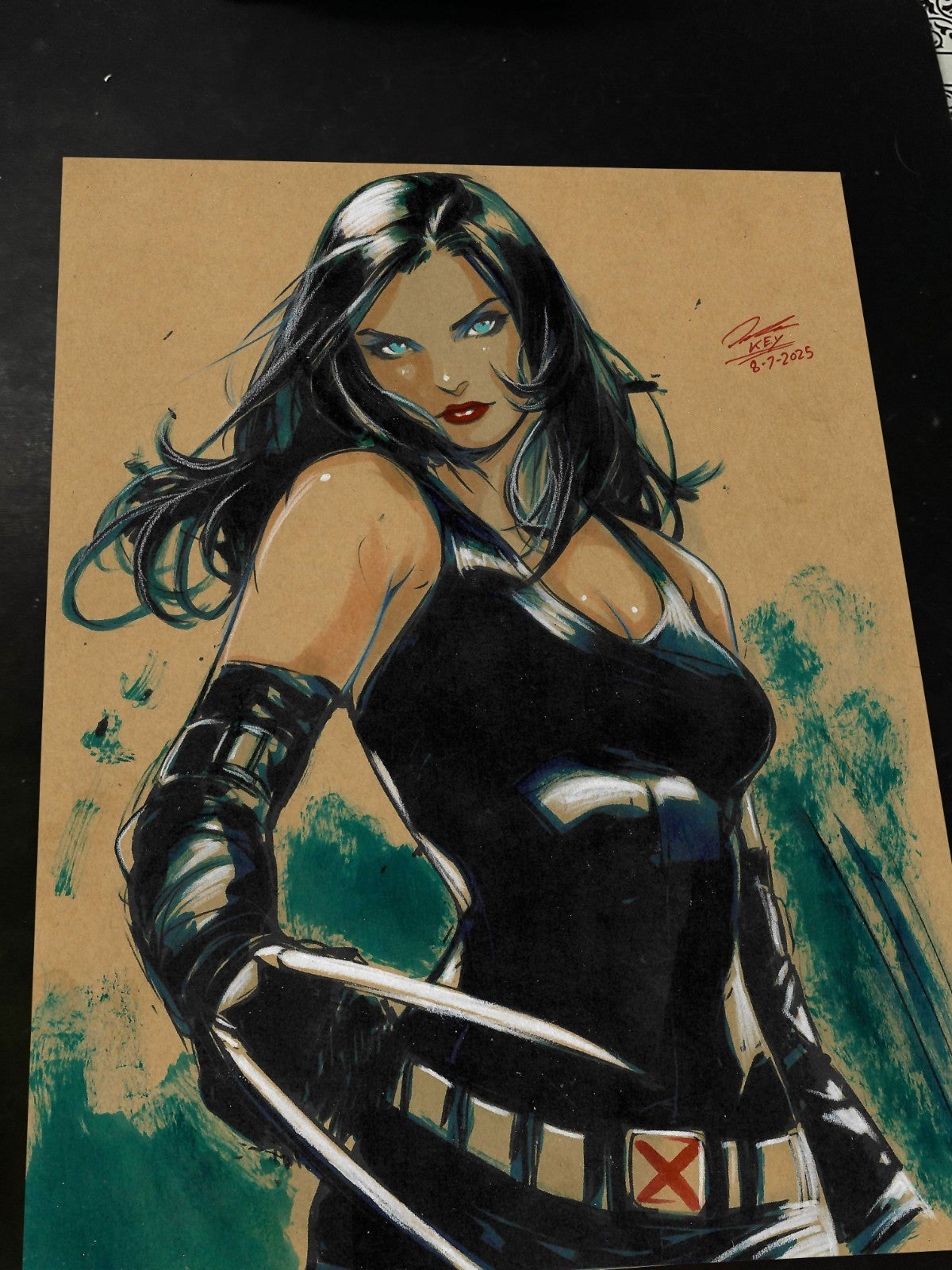 X-23 X-Men Art Print Signed 8.5x11 | Art by Keyeske