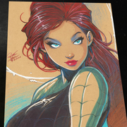 Mary Jane Watson - Marvel art print by Keyeske