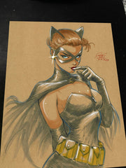 Batgirl - Marvel art print by Keyeske
